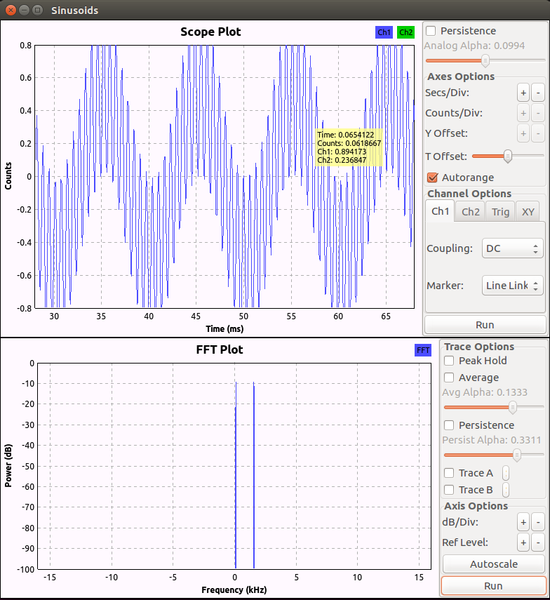 GNU Radio: Adding Signal in frequency domain